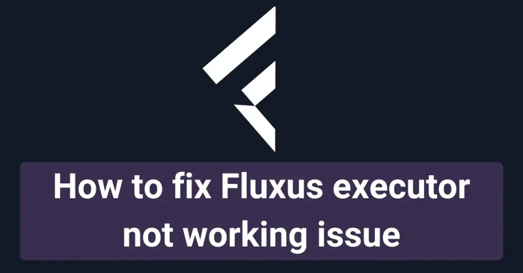 How to fix fluxus not working main image