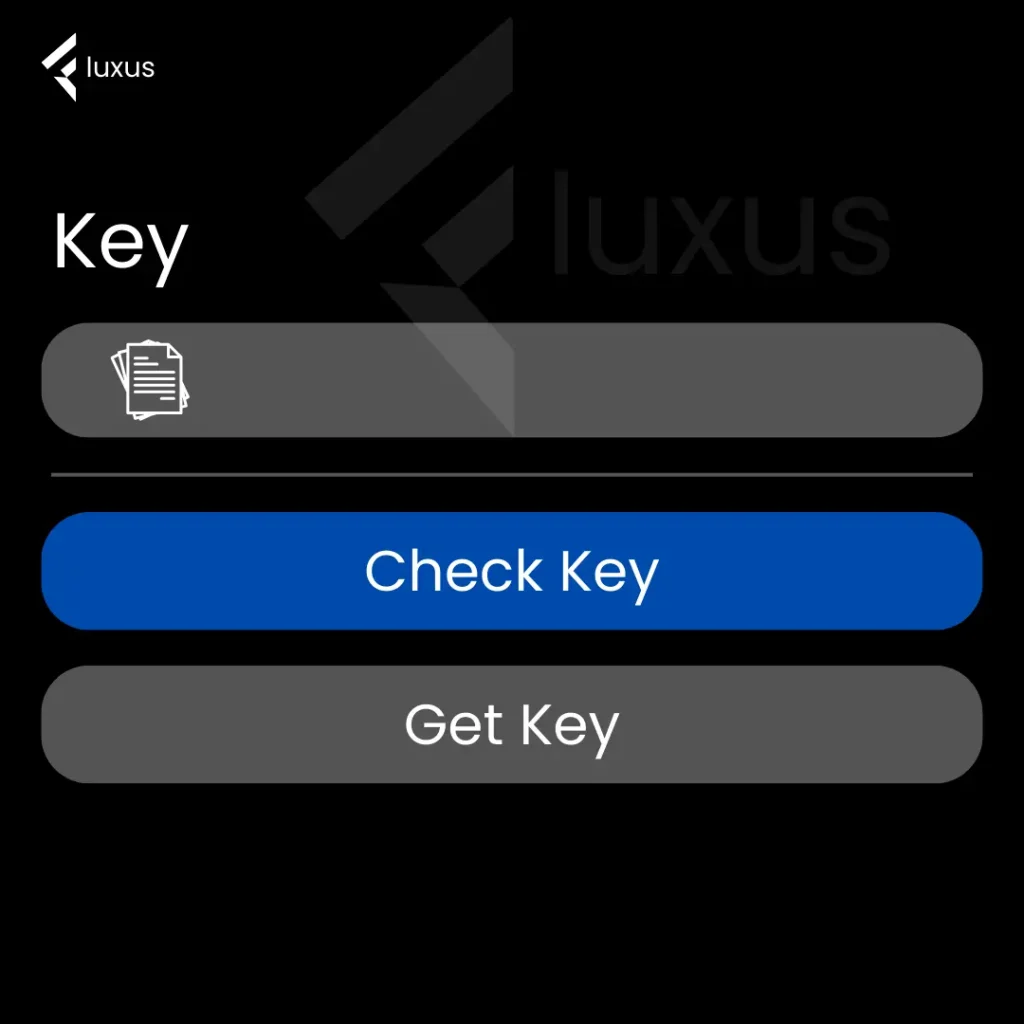 Get key for fluxus screenshot image