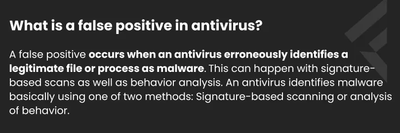 Explanation of false positive image