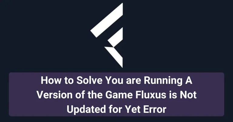 fix fluxus not updated error main image